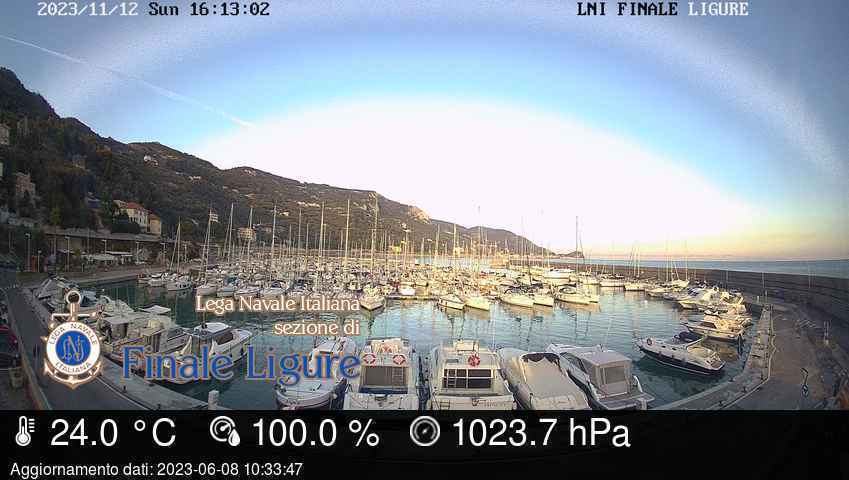 Webcam Finale Ligure - LNI Finale Ligure